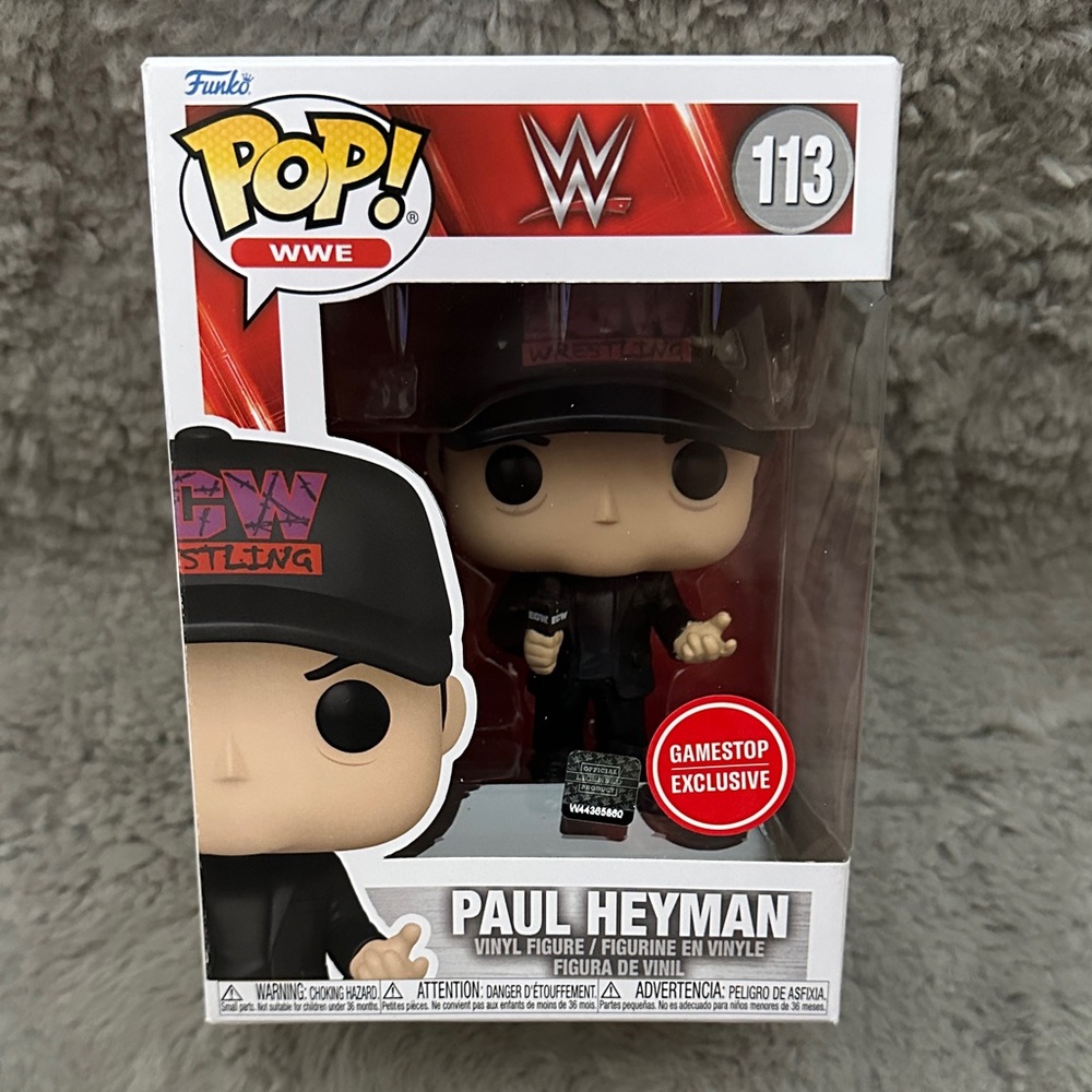 WWE x Funko Pop Paul Heyman Figure #113